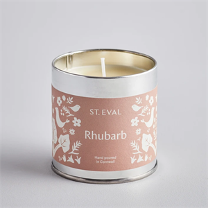 St.Eval Rhubarb Summer Folk Scented Tin Candle